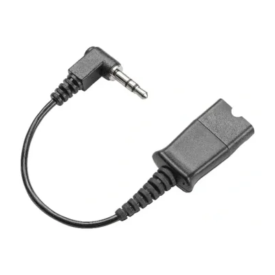 Cablu HP Poly 3,5mm to QD, 3M, compatibil cu seriile EncorePro 300, 500 și 700, Black