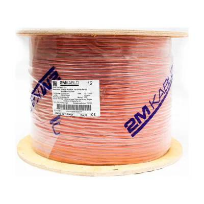 "Cablu incendiu JEH(St)H...Bd FE180 PH120 2x2x0.8 mm+0.8 ,  rezistenta la foc 120 minute, compatibilitate E30/E90producator 2M Kablo, 3T00000109-500Diametru fir: 0.8mmConductor: perechi torsadate cu protectie din fibra de sticla, cupru 100%Culori fir