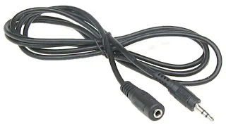 Cablu Jack stereo 3,5 mm tată - mamă J-W3.5/J-G3.5/1.8MB, 1,5 m