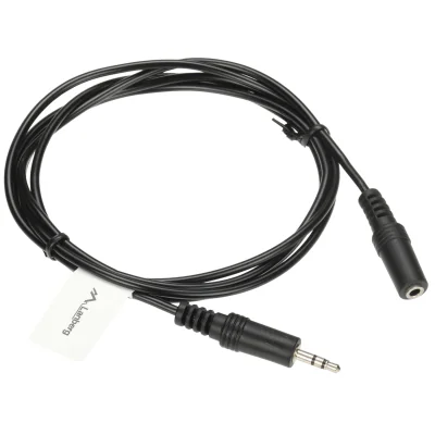 Cablu Jack TRS 3,5 mm tată - mamă Lanberg J-W3.5/J-G3.5/1.5MB, 1,5 m
