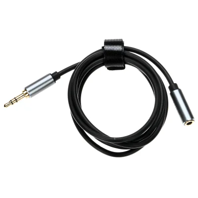 Cablu Jack TRS 3,5 mm tată - mamă UNITEK Y-C932ABK, 1 m