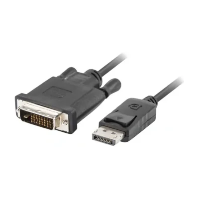 Cablu Lanberg DisplayPort(M) v1.2 - DVI-D(M) (24+1), Dual Link, 1,8 metri, negru