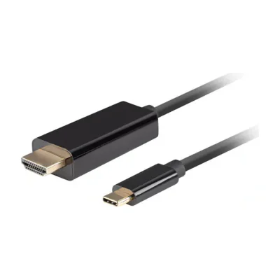 Cablu Lanberg USB-C la HDMI 1 metru, 4K 60Hz, negru