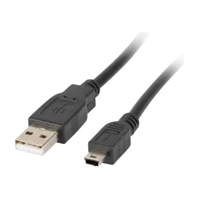 Cablu Lanberg USB Mini(M) - USB-A(M) 2.0, 1,8 metri, Negru, Canon