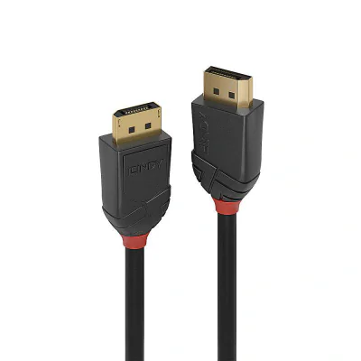 Cablu Lindy DisplayPort 2.1 54G, lungime 0.5m, Supported Bandwidth: 54Gbps, rezolutie maxima 16360 x 8640 (16K) @ 60Hz, 4:4:4, 10-bit, negru