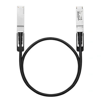 Cablu Omada 1m 100G QSFP28 1m Distance, Support data rate of 100Gbps and 40Gbps, Compatible with 100G QSFP28 Slot and 40G QSFP+ Slot, Plug and Play