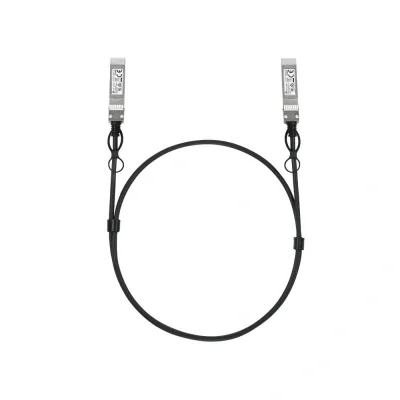 Cablu Omada 1m 25G SFP28 1 m Distance, Support data rate of 25Gbps and 10Gbps, Compatible with 25G SFP28 Slot and 10G SFP+ Slot, Plug and Play