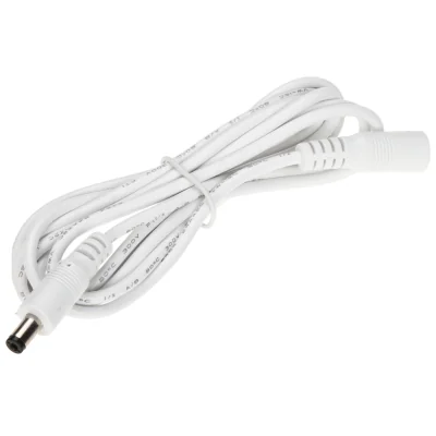 Cablu prelungitor DC 2,1/5,5 mm DC-2.1/5.5/2M/W, 2 m, alb
