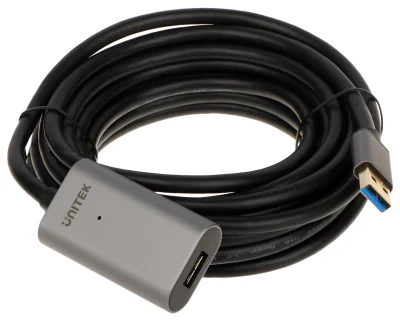 Cablu prelungitor USB 3.1 activ Y-3004, USB-A tată - USB-A mamă, 5 m