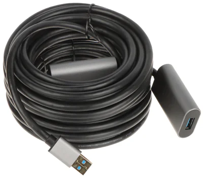 Cablu prelungitor USB 3.1 activ Y-3005, USB-A tată - USB-A mamă, 10 m