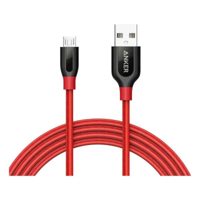 Cablu premium Anker PowerLine+ microUSB 1.8 metri rosu