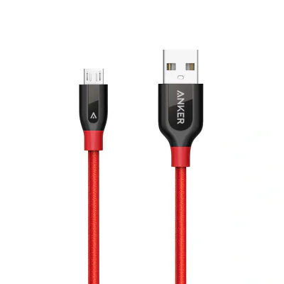 Cablu premium Anker PowerLine+ microUSB 1 metru Red