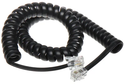 Cablu RJ9 - RJ9 RJ9-W/RJ9-W/2.0M, 2 m, negru