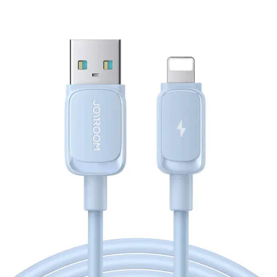 Cablu S-AL012A14 2,4A USB la Lightning / 2,4A/ 1,2 m (albastru)