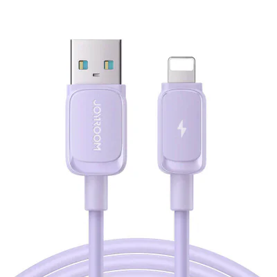 Cablu S-AL012A14 2,4A USB la Lightning / 2,4A/ 1,2 m (violet)