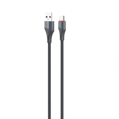 Cablu Serioux USB-A-TYPE-C 1M 30W.Lungime: 100 cm, Ieșire: 30W, tip cablu: USB-A la USB-C, culoare: Gri, funcție: încărcare și sincronizare