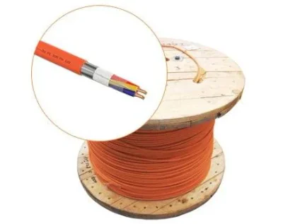 Cablu sisteme antiincendiu ecran metalic 2 x 2 x 0.8 mm² JE-H(St)H FE 180 E90, 2x2x08