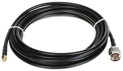 Cablu SMA-RP tată - N tată SIGNAL SMA-W-RP/N-W+H155-5M, H155, 5 m