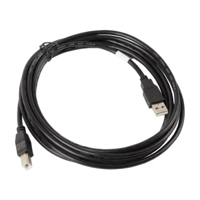 Cablu USB-A la USB-B Lanberg 2.0, 3 metri, negru
