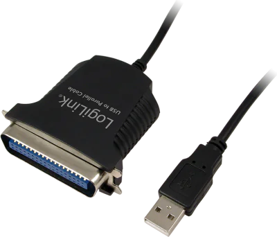 LogiLink AU0003C, Black, USB 2.0 A, IEEE1248, 1.5 m