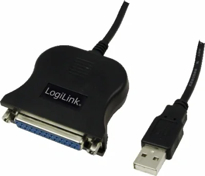 Cablu USB-A Paralel LOGILINK UA0054A, 1,8 metri, USB A - DB25