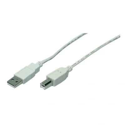 Cablu USB-A USB-B LOGILINK 1,8 metri, USB 2.0, 1,8 metri, USB A tată - USB B tată