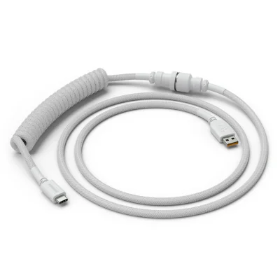 Cablu USB-A - USB-C GLORIOUS 2.0 4.5ft total length 6 coiled section to adaptor 5-pin aviator connector Double-braided