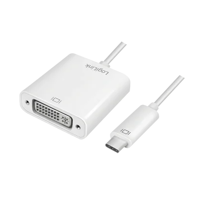 Cablu USB-C DVI LOGILINK UA0245A, 0,14 metri, DVI - USB Tip-A