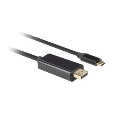 Cablu USB-C la DisplayPort Lanberg 3 metri, 4K 60Hz, negru