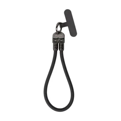 Cablu USB-C Lanberg tip breloc, 240W Power Delivery, 0,3 metri, USB 2.0, negru