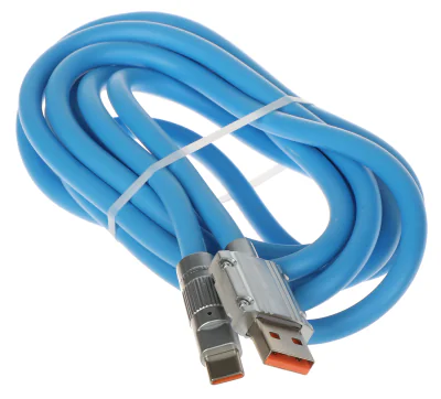 Cablu USB-C - USB-A DELTA MULTIMEDIA USB-W-C/USB-W-2M/BLUE, 2 m, albastru