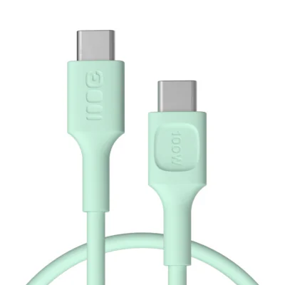 Cablu USB-C - USB-C Green Cell KABGC100PF120MG, 1,2 m, PowerFlex