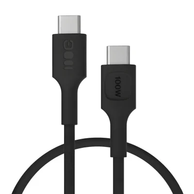 Cablu USB-C - USB-C Green Cell KABGC100PS30PB, PowerStream, 0,3 m, nailon