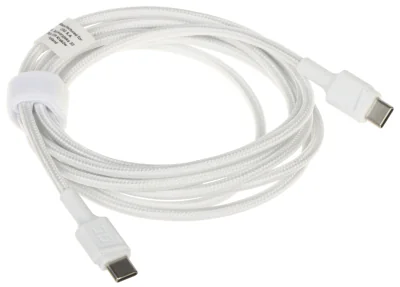 Cablu USB-C - USB-C Green Cell KABGC29W, PowerStream, 2 m