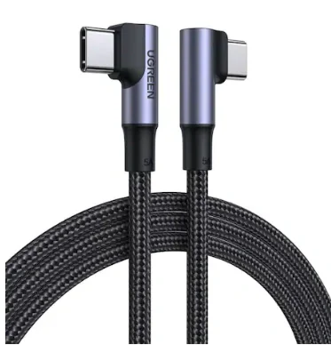 Cablu USB-C - USB-C UGREEN 70696, USB 2.0, 1 metru, USB C tată - USB C tată