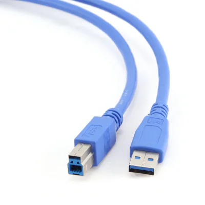 GEMBIRD CCP-USB3-AMBM-10 High End USB 3.0 Cable USB A Male Plug to USB B Male Plug 3 Meters blue