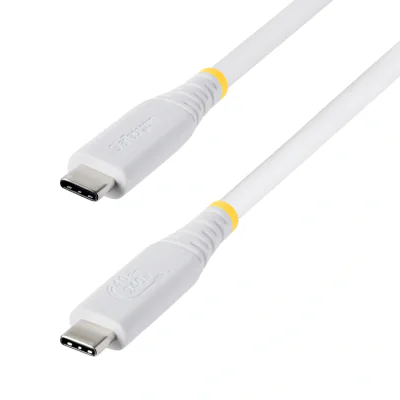 Cablu USB STARTECH CC50CM40GUSB4TPW, USB4 Gen 3x2, 0,5 m, USB C male - USB C male, White
