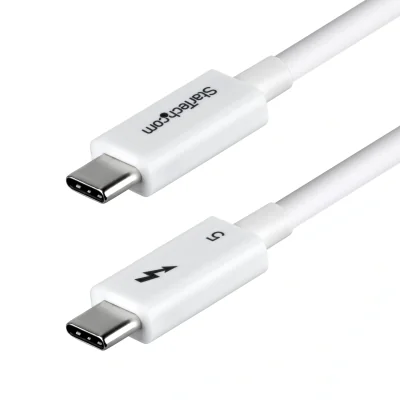 Cablu USB STARTECH TBLT5MM80CM240WWH, 0,8 m, Male - Male, White