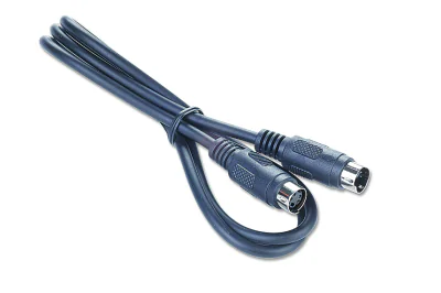 CABLU video GEMBIRD, adaptor S-Video (T) la S-Video (M), 1.8m, negru, "CCV-513"