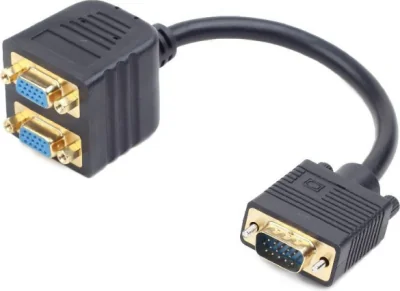 GEMBIRD CC-VGAX2-20CM Adapter VGA male to 2x VGA female
