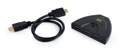 GEMBIRD DSW-HDMI-35 HDMI interface switch 3 ports built-in cable
