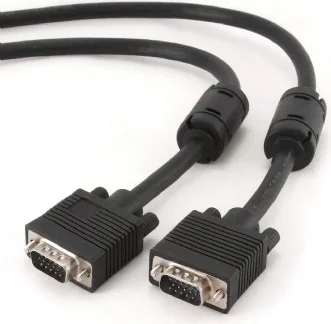 GEMBIRD CC-PPVGA-5M-B VGA HD15m/HD15m dual-shielded w/2 ferrite core 5m cable black