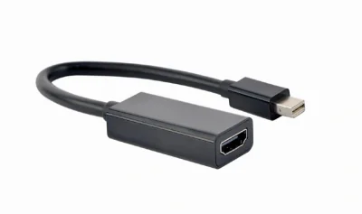 CABLU video SPACER, adaptor DisplayPort (T) la HDMI (M), FullHD (1980+1080) la 60Hz, 0.10m, negru, "SPVC-DPm-HDMIf-0.1m"