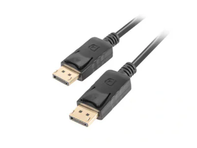 CABLU video SPACER, DisplayPort (T) la DisplayPort (T), 1.5m, rezolutie maxima 4K (3840 x 2160) la 60 Hz, negru, "SPVC-DPM-DPM-4K60-1.5"