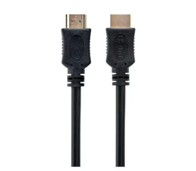 CABLU video SPACER, HDMI (T) la HDMI (T), 1m, conectori auriti, rezolutie maxima 4K (3840 x 2160) la 60 Hz, negru