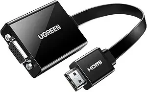 CABLU video Ugreen, "CM611" HDMI (T) la 1 x VGA (M) 1920x1080 la 60Hz, lungime 0.15m, negru "90813" - 6957303898138