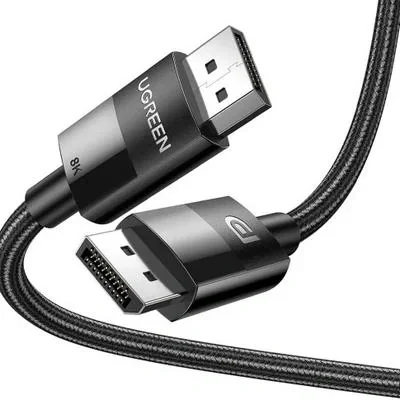 CABLU video Ugreen, "DP114" DP (T) la DP (T) 8K la 60Hz, lungime 1.5m, negru "80391" - 6957303883912