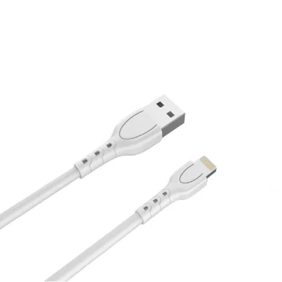 Cablu Wind  Lemontti USB-A la tip Lightning, lungime 1.2m, Alb