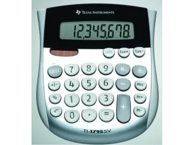 CALCULATOR de BIROU Texas Instruments TI-1795SV, 8 DIGITI "TI000538"