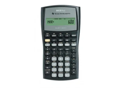 CALCULATOR de BIROU Texas Instruments TI-BA-II PLUS "TI001806"